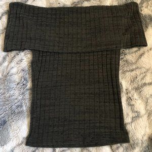 woman's dark green shirt